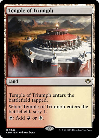 Temple of Triumph (Commander Masters) Near Mint