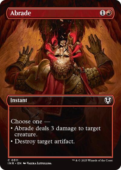 Abrade (Borderless) (Innistrad Remastered) Near Mint