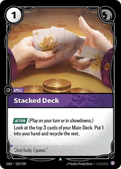 Stacked Deck (Origins) Near Mint Foil