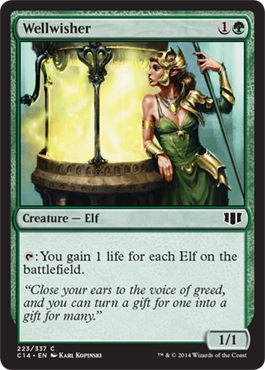 Wellwisher (Commander 2014 Edition) Light Play