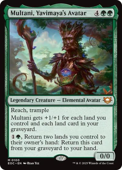 Multani, Yavimaya's Avatar (Commander: Edge of Eternities) Near Mint