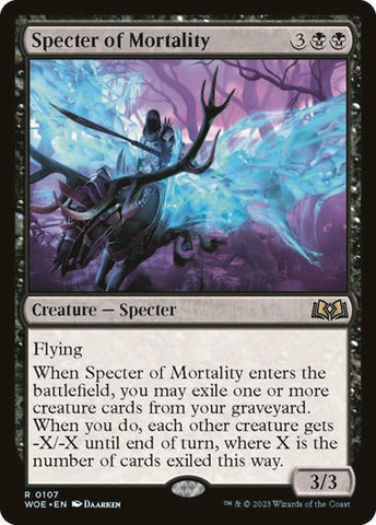 Specter of Mortality (Wilds of Eldraine) Near Mint Foil