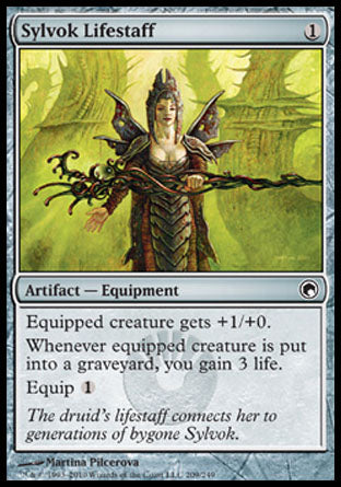 Sylvok Lifestaff (Scars of Mirrodin) Near Mint