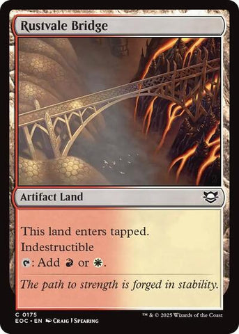 Rustvale Bridge (Commander: Edge of Eternities) Near Mint
