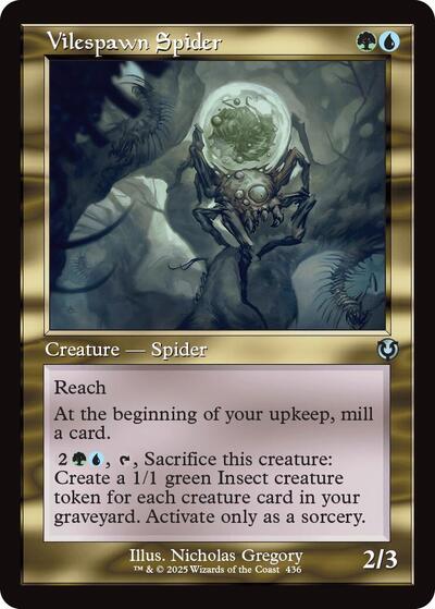 Vilespawn Spider (Retro Frame) (Innistrad Remastered) Near Mint