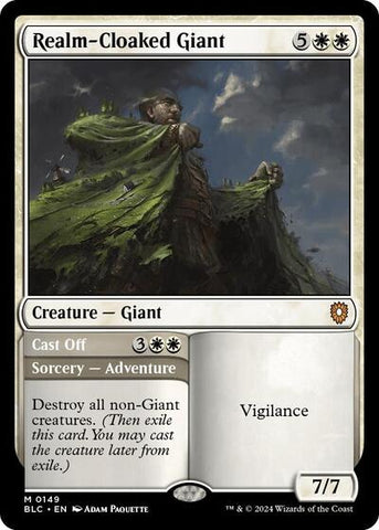 Realm-Cloaked Giant (Commander: Bloomburrow) Near Mint