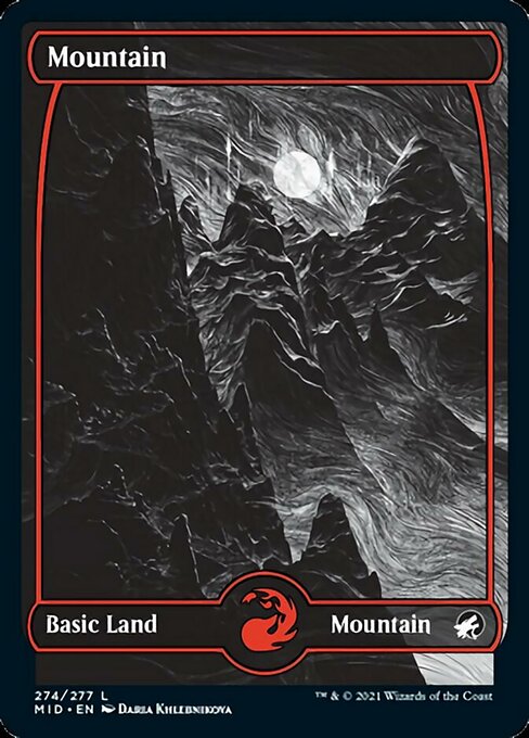 Mountain (274) (Innistrad: Midnight Hunt) Near Mint