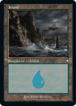 Island (31) (Commander: The Brothers' War) Near Mint