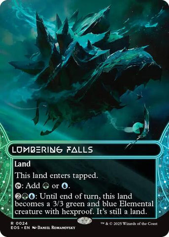 Lumbering Falls (0024) (Borderless) (Stellar Sights) Near Mint