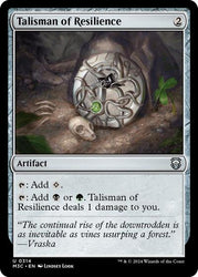 Talisman of Resilience (Commander: Modern Horizons 3) Near Mint