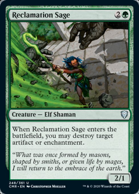 Reclamation Sage (Commander Legends) Near Mint Foil