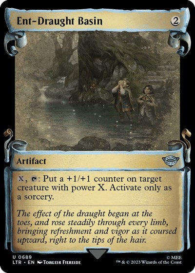 Ent-Draught Basin (Showcase Scrolls) (Universes Beyond: The Lord of the Rings: Tales of Middle-earth) Near Mint