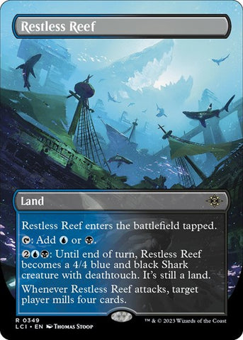 Restless Reef (Borderless) (The Lost Caverns of Ixalan) Near Mint