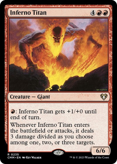 Inferno Titan (Commander Masters) Near Mint