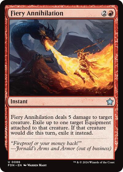 Fiery Annihilation (Foundations) Near Mint