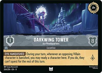 Darkwing Tower - Icy Headquarters (Winterspell) Near Mint Cold Foil