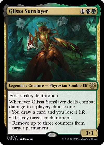 Glissa Sunslayer (Phyrexia: All Will Be One) Near Mint Foil