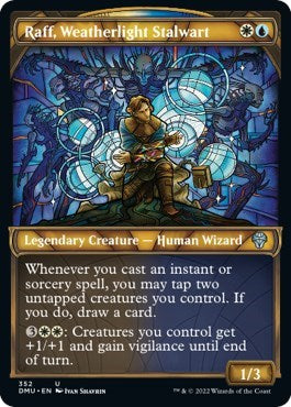 Raff, Weatherlight Stalwart (Textured Foil) (Dominaria United) Near Mint Foil