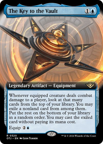 The Key to the Vault (Extended Art) (Outlaws of Thunder Junction) Near Mint