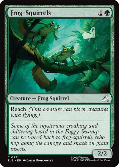 Frog-Squirrels (Avatar: The Last Airbender: Eternal-Legal) Near Mint Foil