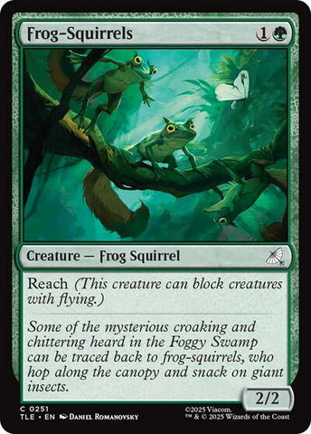 Frog-Squirrels (Avatar: The Last Airbender: Eternal-Legal) Near Mint Foil