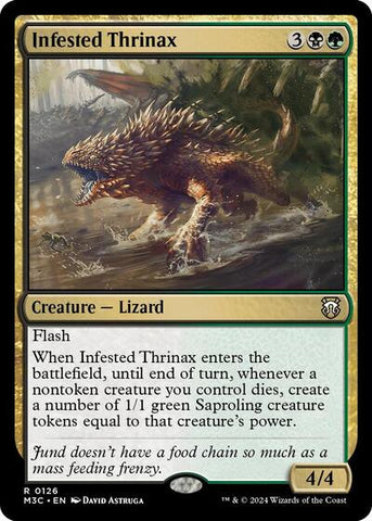 Infested Thrinax (Commander: Modern Horizons 3) Near Mint