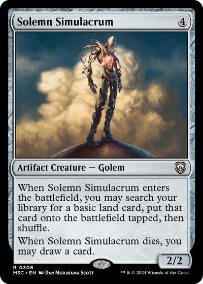 Solemn Simulacrum (Commander: Modern Horizons 3) Near Mint