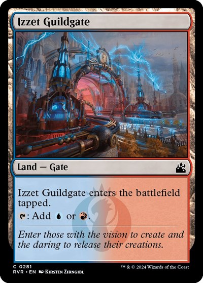 Izzet Guildgate (Ravnica Remastered) Near Mint Foil