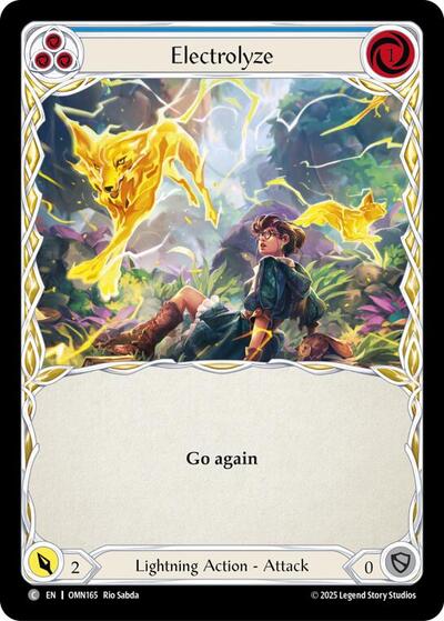 Electrolyze (Blue) (Omens of the Third Age) Near Mint Foil