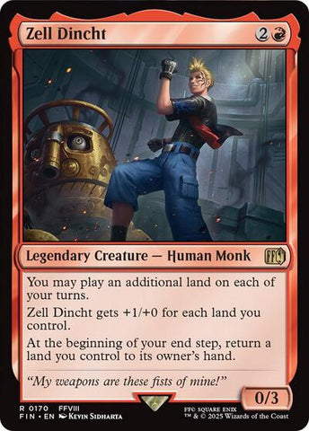 Zell Dincht (Universes Beyond: FINAL FANTASY) Near Mint Foil