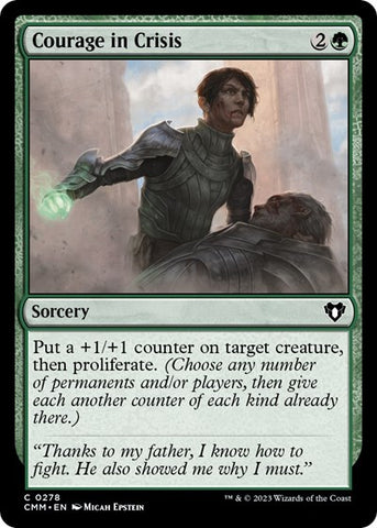 Courage in Crisis (Commander Masters) Near Mint