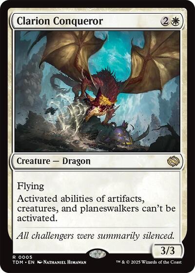 Clarion Conqueror (Tarkir: Dragonstorm) Near Mint