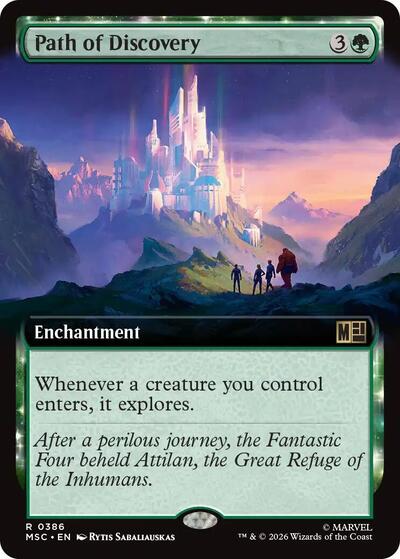 Path of Discovery (Extended Art) (Commander: Marvel Super Heroes) Near Mint