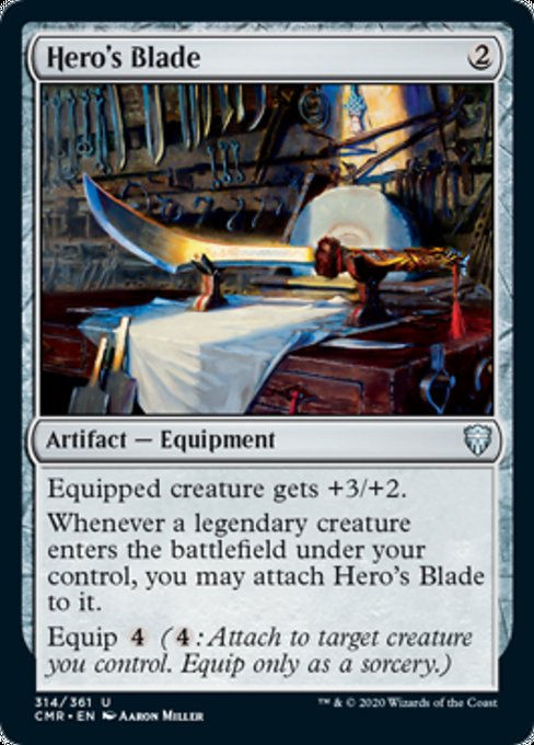 Hero's Blade (Commander Legends) Near Mint Foil