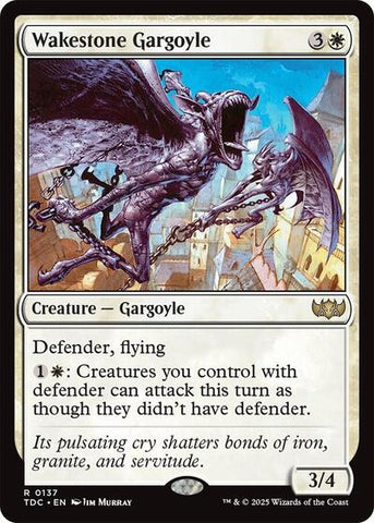 Wakestone Gargoyle (Commander: Tarkir: Dragonstorm) Near Mint