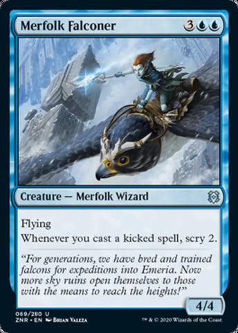 Merfolk Falconer (Zendikar Rising) Near Mint Foil