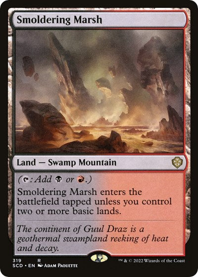 Smoldering Marsh (Commander 2022 Starter Decks) Near Mint