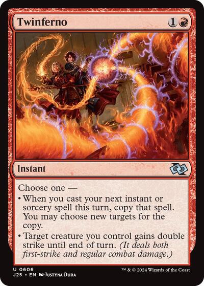 Twinferno (Foundations Jumpstart) Near Mint