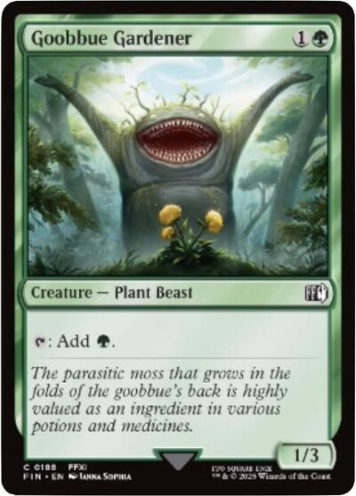 Goobbue Gardener (Universes Beyond: FINAL FANTASY) Near Mint Foil