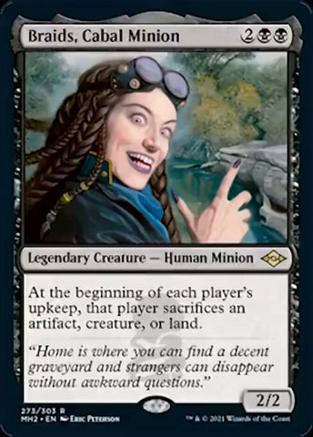 Braids, Cabal Minion (Modern Horizons 2) Near Mint Foil