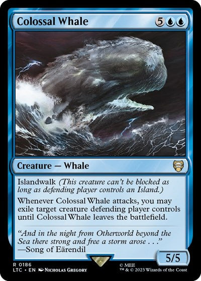 Colossal Whale (Commander: The Lord of the Rings: Tales of Middle-earth) Near Mint