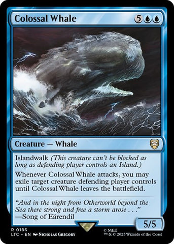 Colossal Whale (Commander: The Lord of the Rings: Tales of Middle-earth) Near Mint