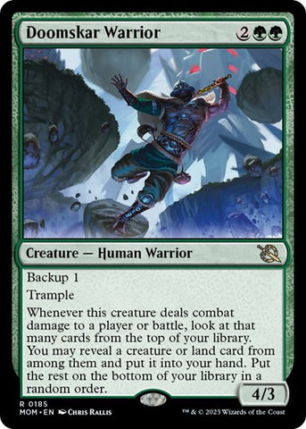 Doomskar Warrior (March of the Machine) Near Mint
