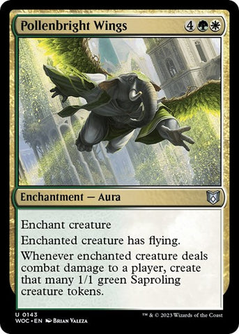 Pollenbright Wings (Commander: Wilds of Eldraine) Near Mint