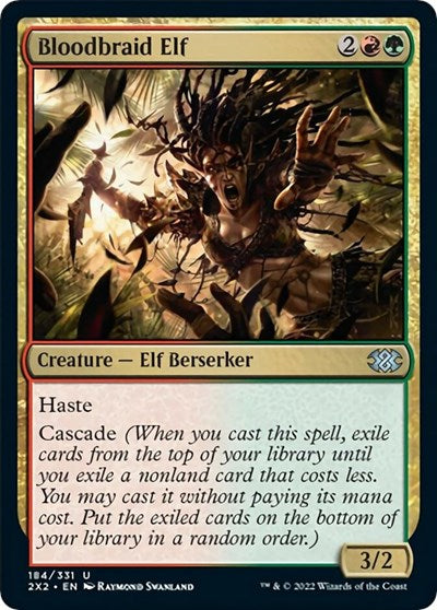 Bloodbraid Elf (Double Masters 2022) Near Mint Foil