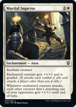 Martial Impetus (Commander Legends: Battle for Baldur's Gate) Near Mint Foil
