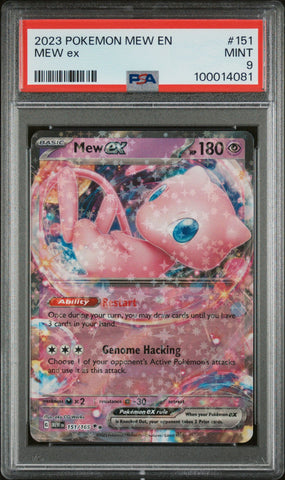 2023 POKEMON MEW EN-151 151 MEW EX PSA 9