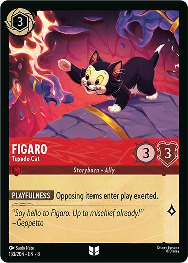 Figaro - Tuxedo Cat (Reign of Jafar) Near Mint