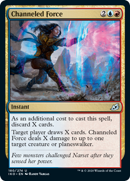 Channeled Force (Ikoria: Lair of Behemoths) Near Mint Foil