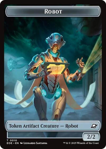 Robot / Lander (0008) Double-Sided Token (Edge of Eternities) Near Mint
